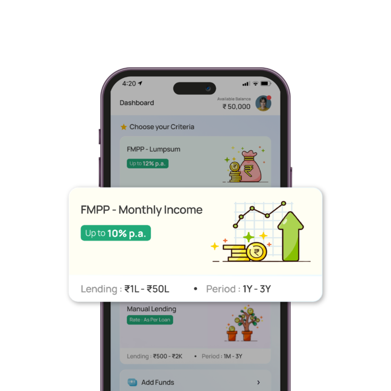 P2P Monthly Income Scheme